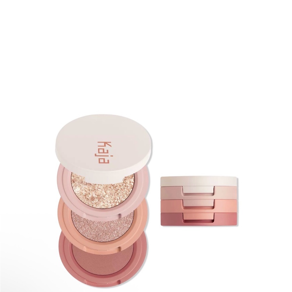 Beauty Bento Bouncy Chrome Shimmer & Matte Trio - Peach Madeline Set of 2 New - Picture 4 of 7